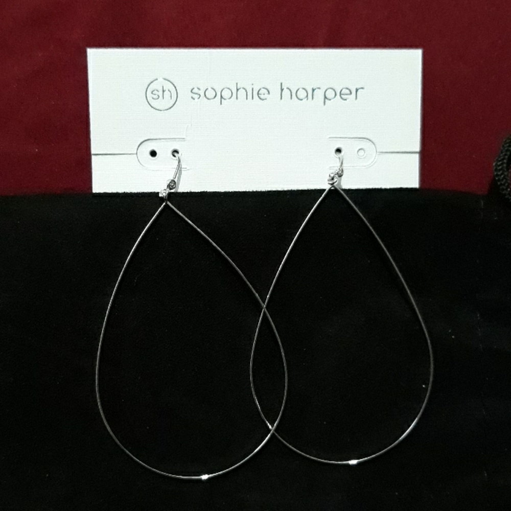 Silver earrings